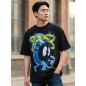 Vintage 1996 Marvin the Martian Instant Martian Tee Sun Sports Large Looney Toon